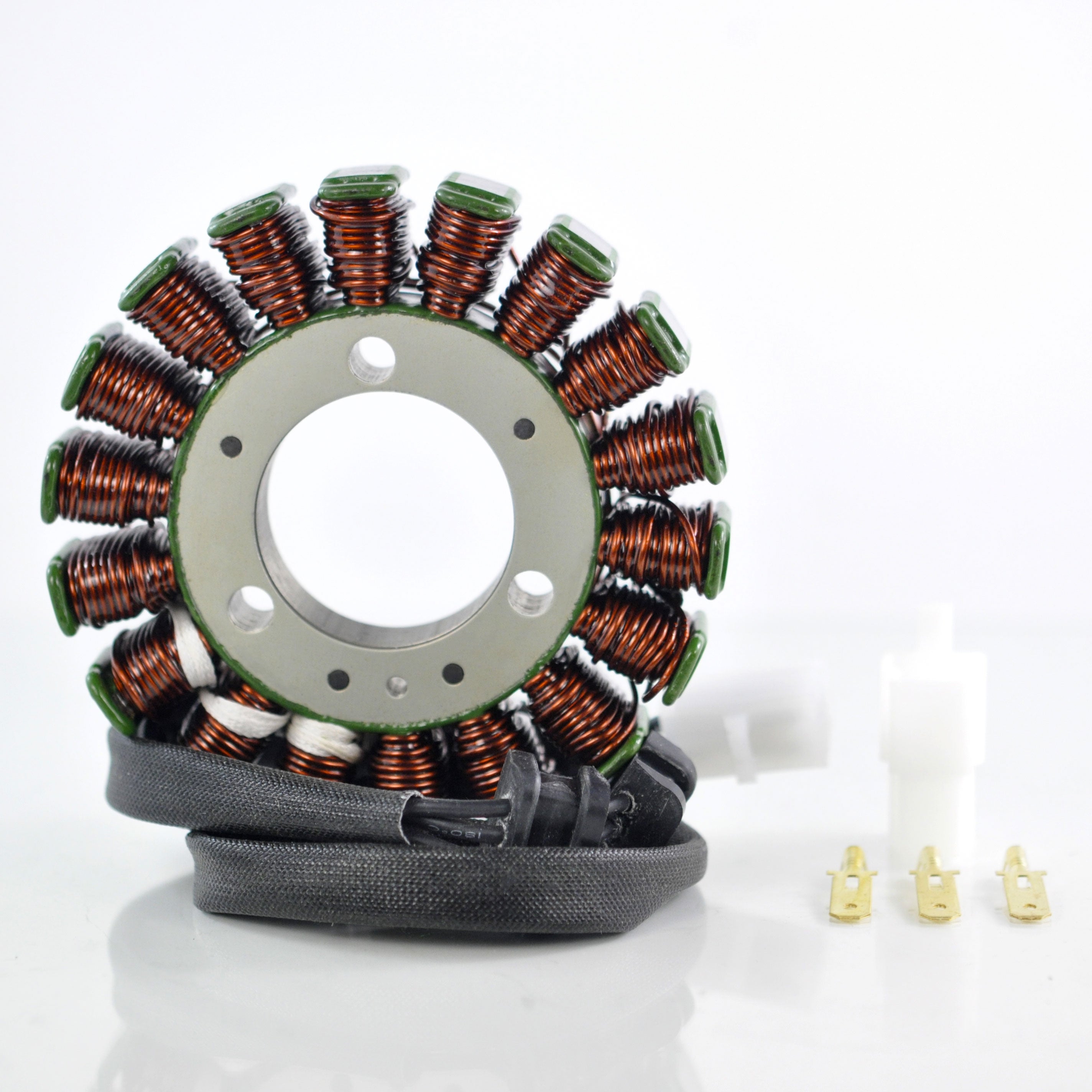Kit Stator + CDI Box + Voltage Regulator Rectifier + External Ignition Coil for Kawasaki KLF 300 Bayou B / C 1989-1998