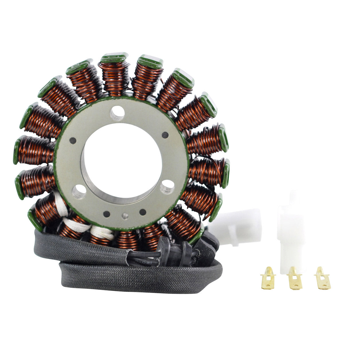 Kit Stator + CDI Box + Voltage Regulator Rectifier + External Ignition Coil for Kawasaki KLF 300 Bayou B / C 1989-1998