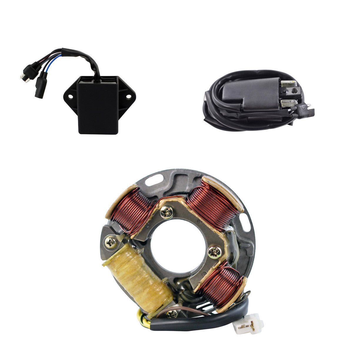 Kit Stator +PeakRPM CDI Box + Ext. Ignition Coil for Ski-Doo Alpine Formula MX / Plus Nordik Safari 1988-90 | 410912500