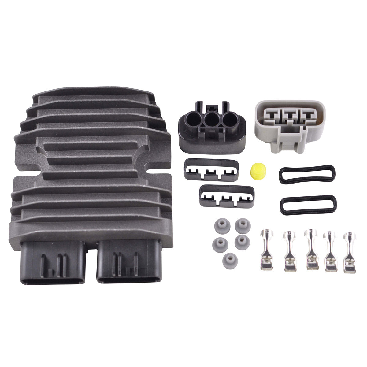 Kit Stator + Mosfet Voltage Regulator + Crankcase Gasket for Yamaha YXR 700 Rhino / YXM Viking 2008-2024 1D7-81960-00-00