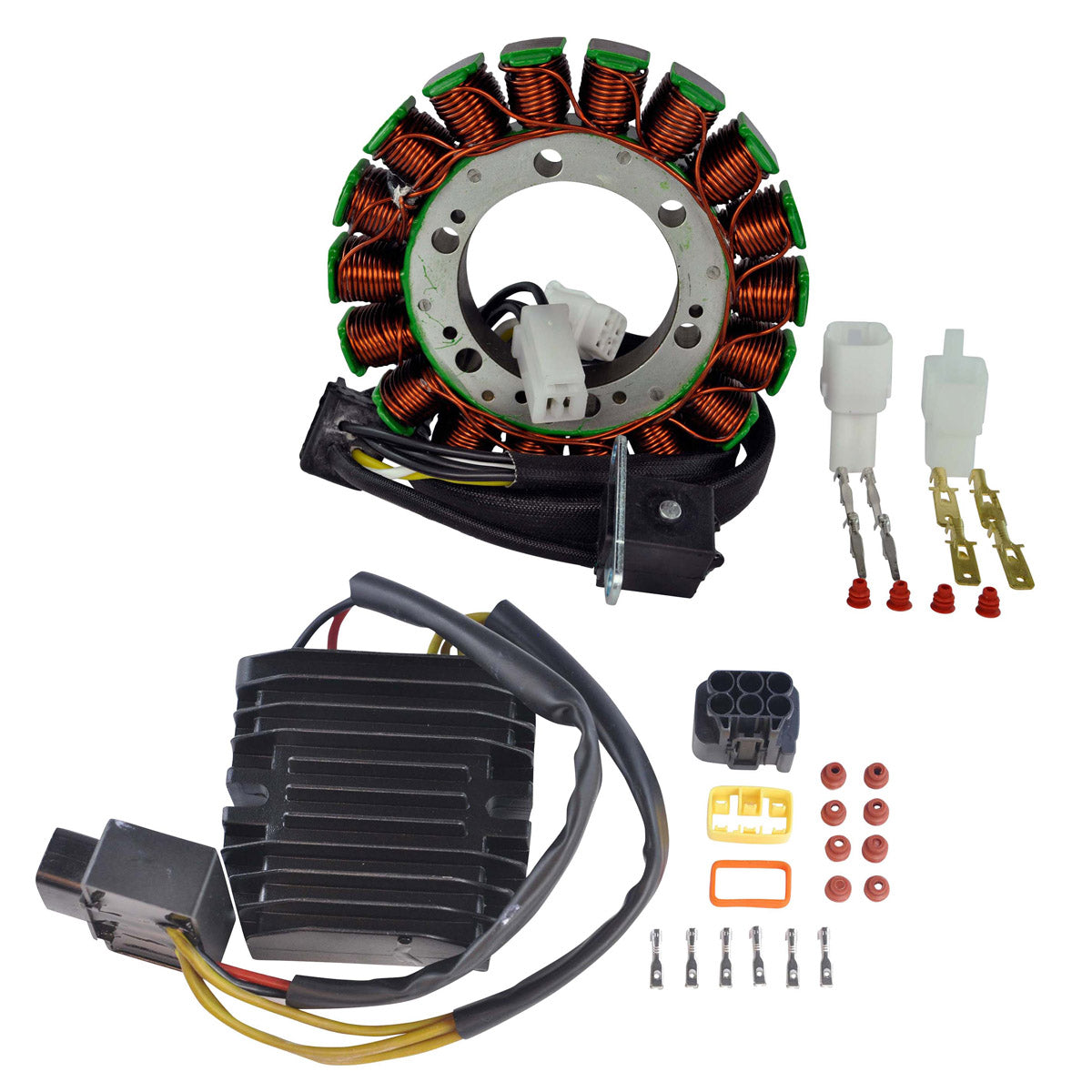 Kit Stator + Mosfet Voltage Regulator Rectifier for Arctic Cat 650 Suzuki LTA / LTF 400 Eiger 2002-2011