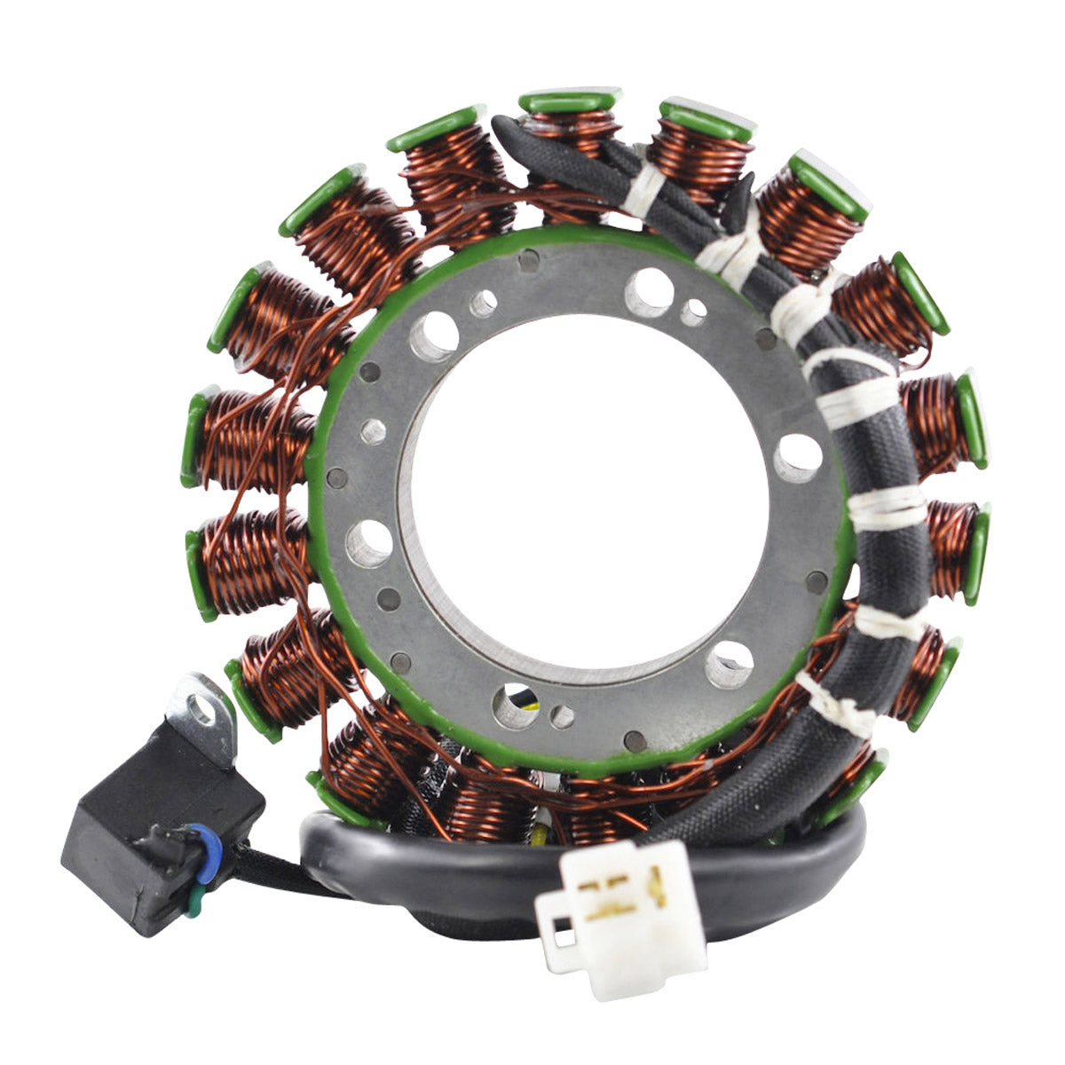 Kit Stator + Improved Magneto Flywheel + Mosfet Regulator Rectifier for Suzuki LTA 400 Eiger / LTF 400 Eiger 2002-2007
