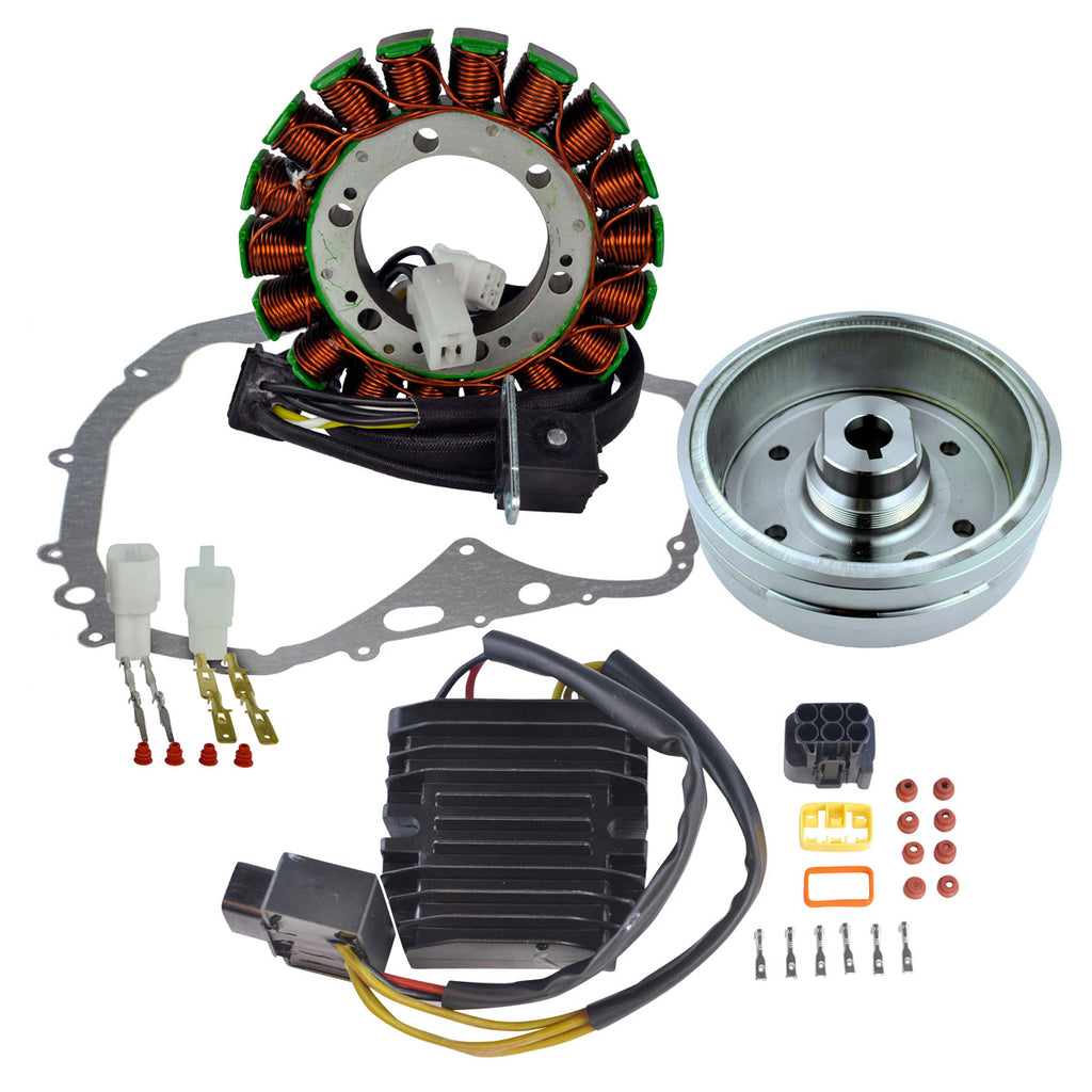 Kit Stator + Improved Flywheel + Mosfet Regulator Rectifier +