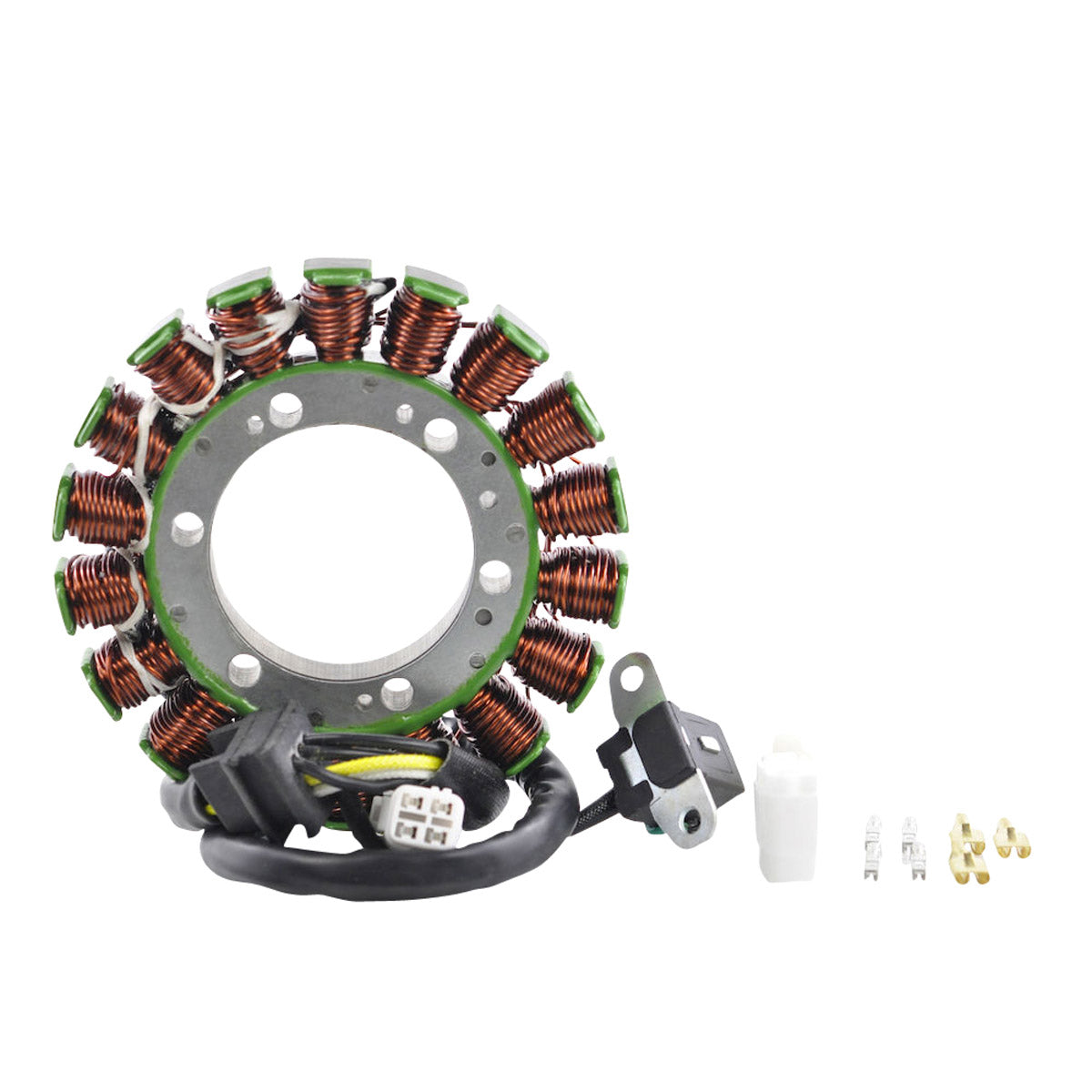 Kit Improved Flywheel + Puller + Stator + Regulator + Crankcase Cover Gasket for Arctic Cat 400 Manual 2003-2008