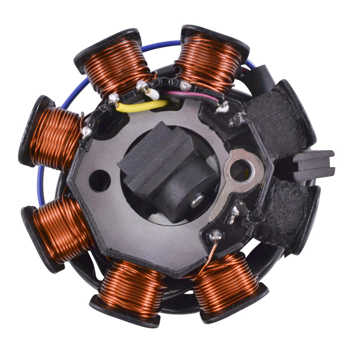 Stator for Scooter Moped Go Kart GY6 50 cc / QMB139 Engines - 8 Coils / 4 Wires