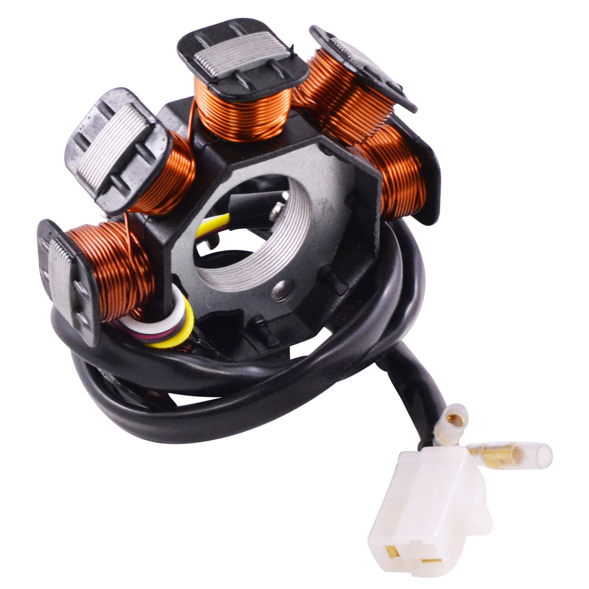 Stator for Scooter Moped Go Kart GY6 50 cc / QMB139 Engines - 8 Coils / 4 Wires