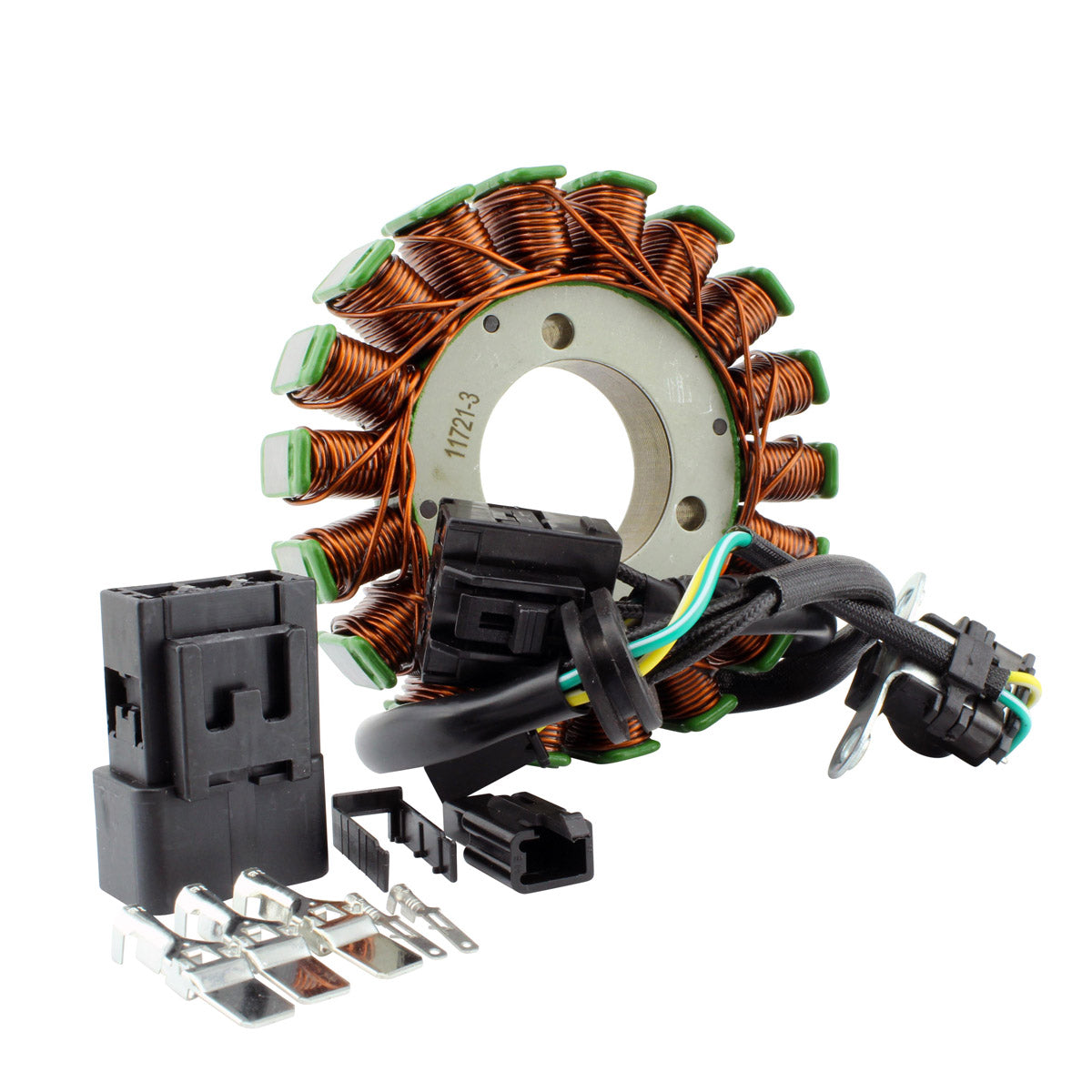 Stator for Kawasaki Ninja 300 2013-2017 / Ninja 300 ABS 2015-2017 EX300 | OEM Repl.# 21003-0128