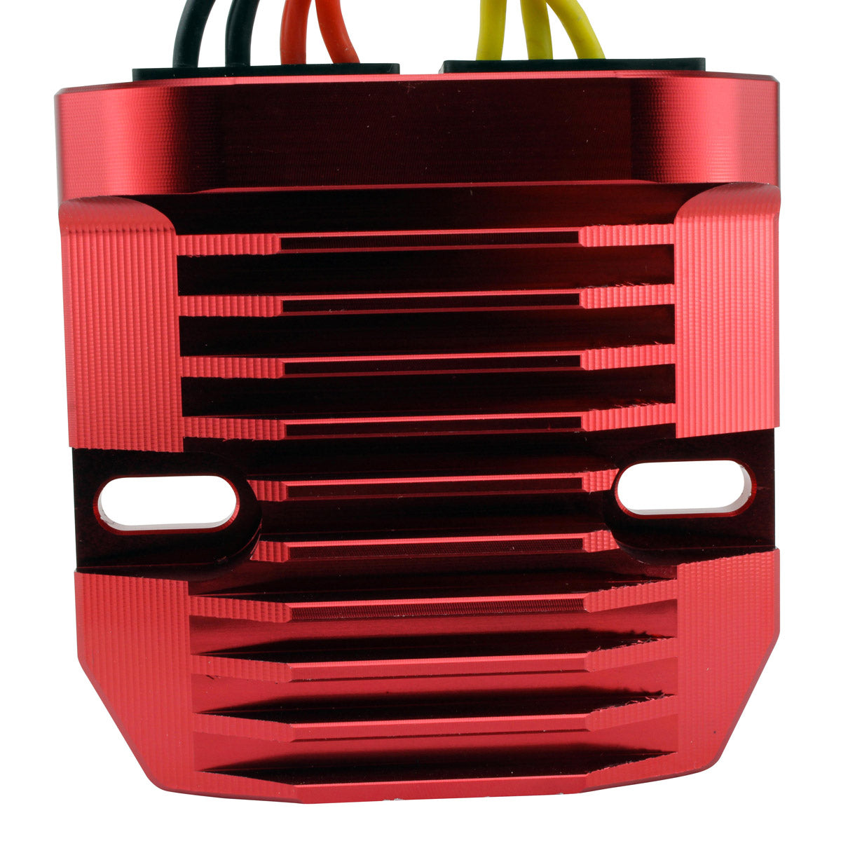 RMSTATOR Red Aluminum Mosfet Regulator for Suzuki Boulevard C50 / C90 | GSXR 600 / 750 / 1000 2001-2019 | # 32800-47H00