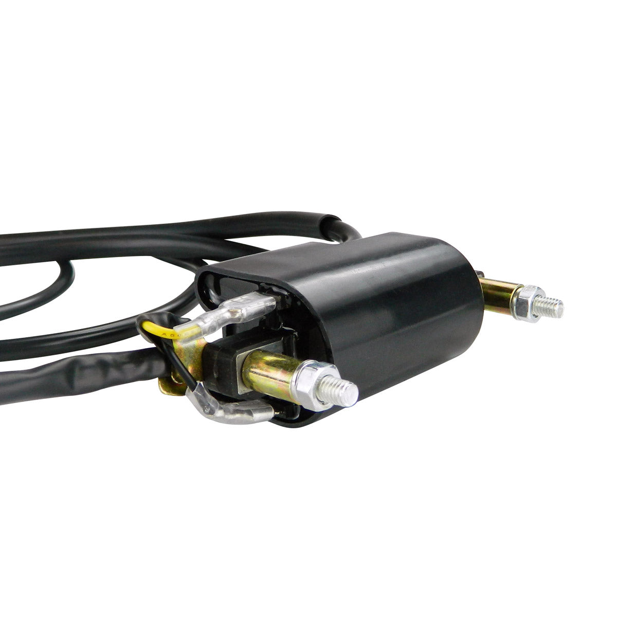 Pillar Type Electronic Ignition Conversion 1 ohm Dual Lead 6 Volts Ignition Coil for Honda Kawasaki Suzuki Yamaha