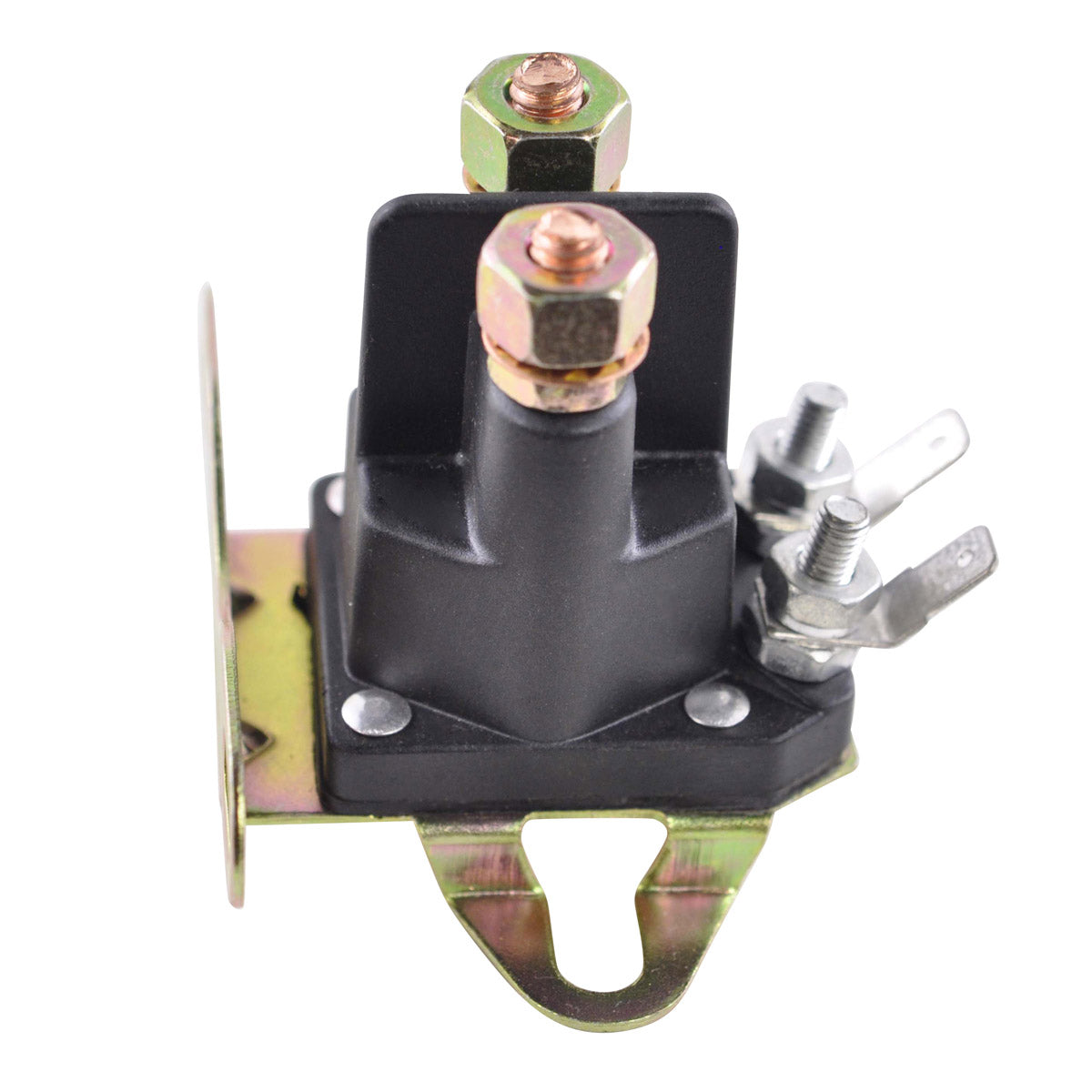 4 Pole Universal Starter Relay Solenoid for Small Engine (Repl. Briggs &amp; Stratton / MTD / Troy Bilt / etc.)