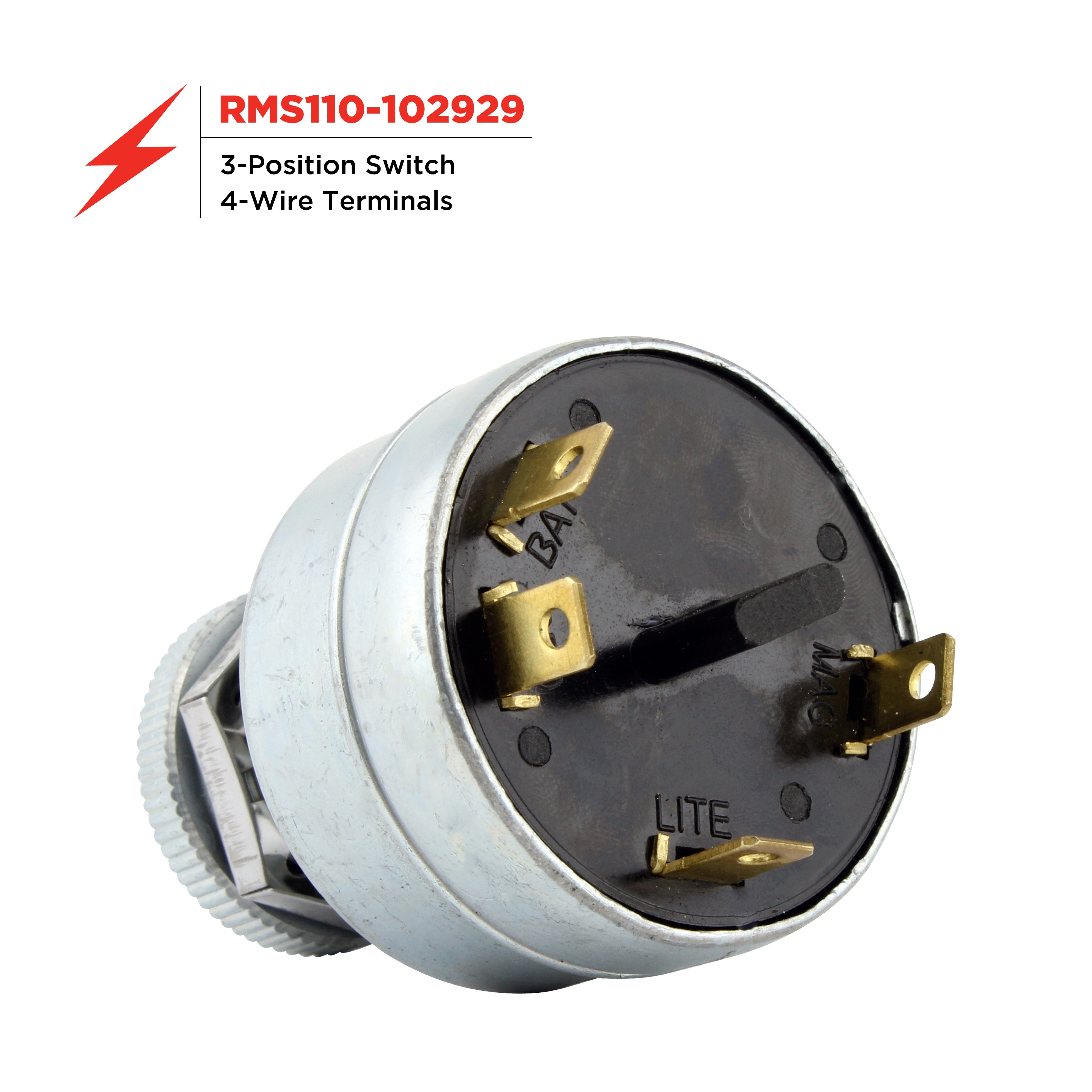 3-Pos. Ignition Key Switch for Ski-Doo Formula 380 500-700 | Grand Touring 700 | MX Z 550 600 | Skandic 500 1997-2011