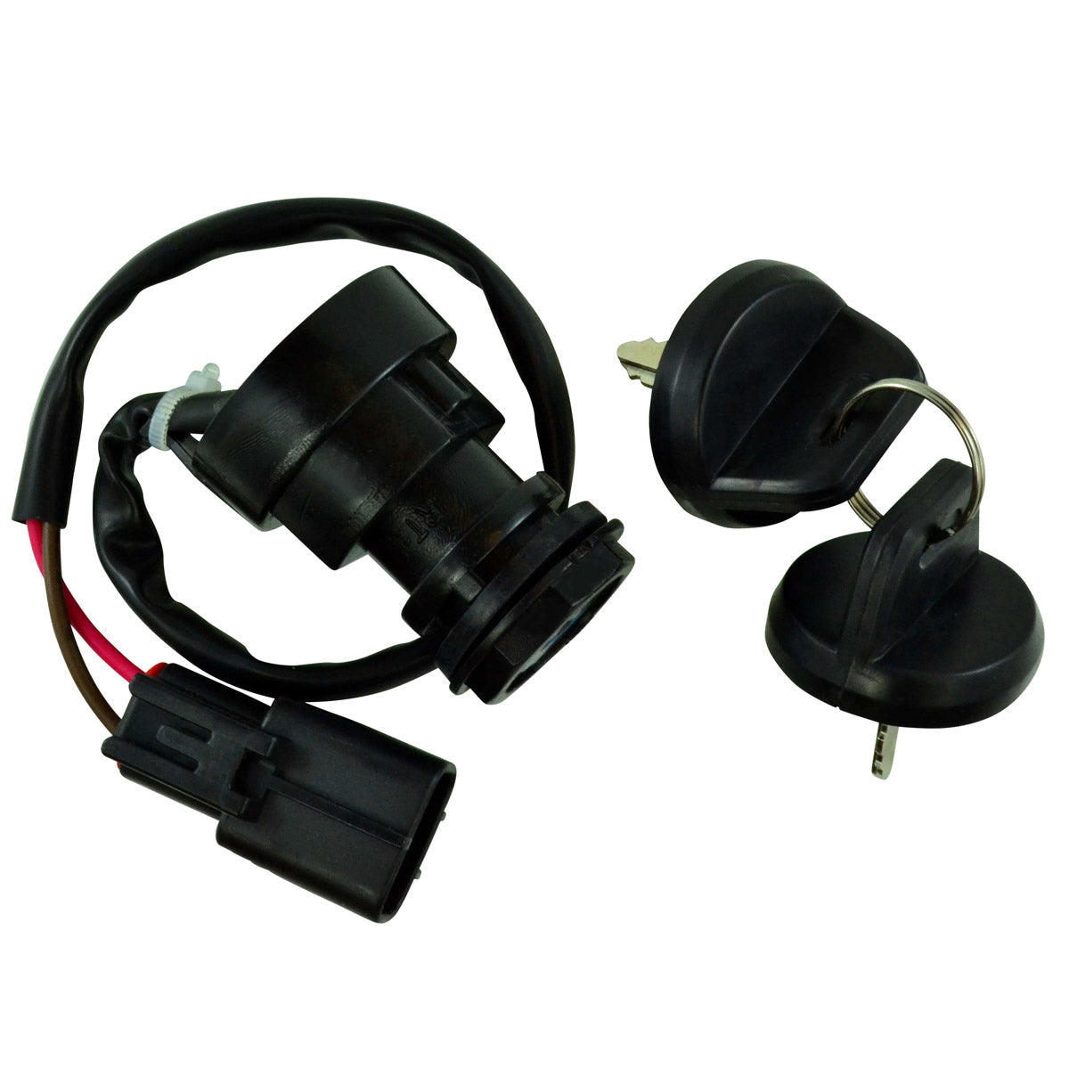 2-Position Ignition Key Switch for Yamaha YFM 400 Big Bear | YFM 700 Raptor | YFZ 450R 2002-2024 | # 4SH-82510-01-00