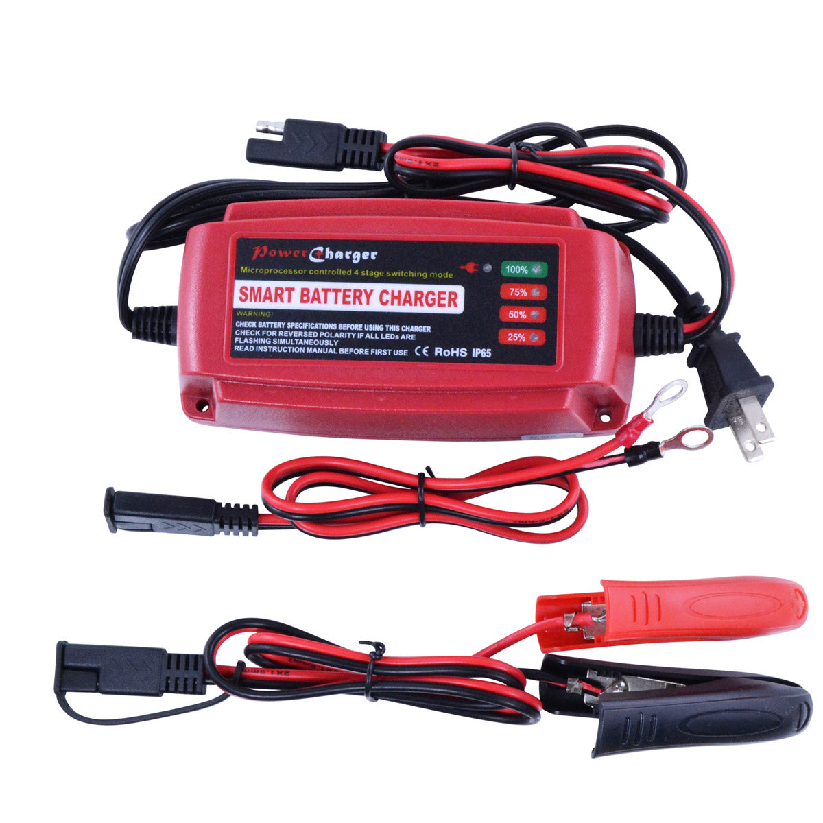 Universal Automatic IP65 Smart Battery Charger 12V / 5A / 100W
