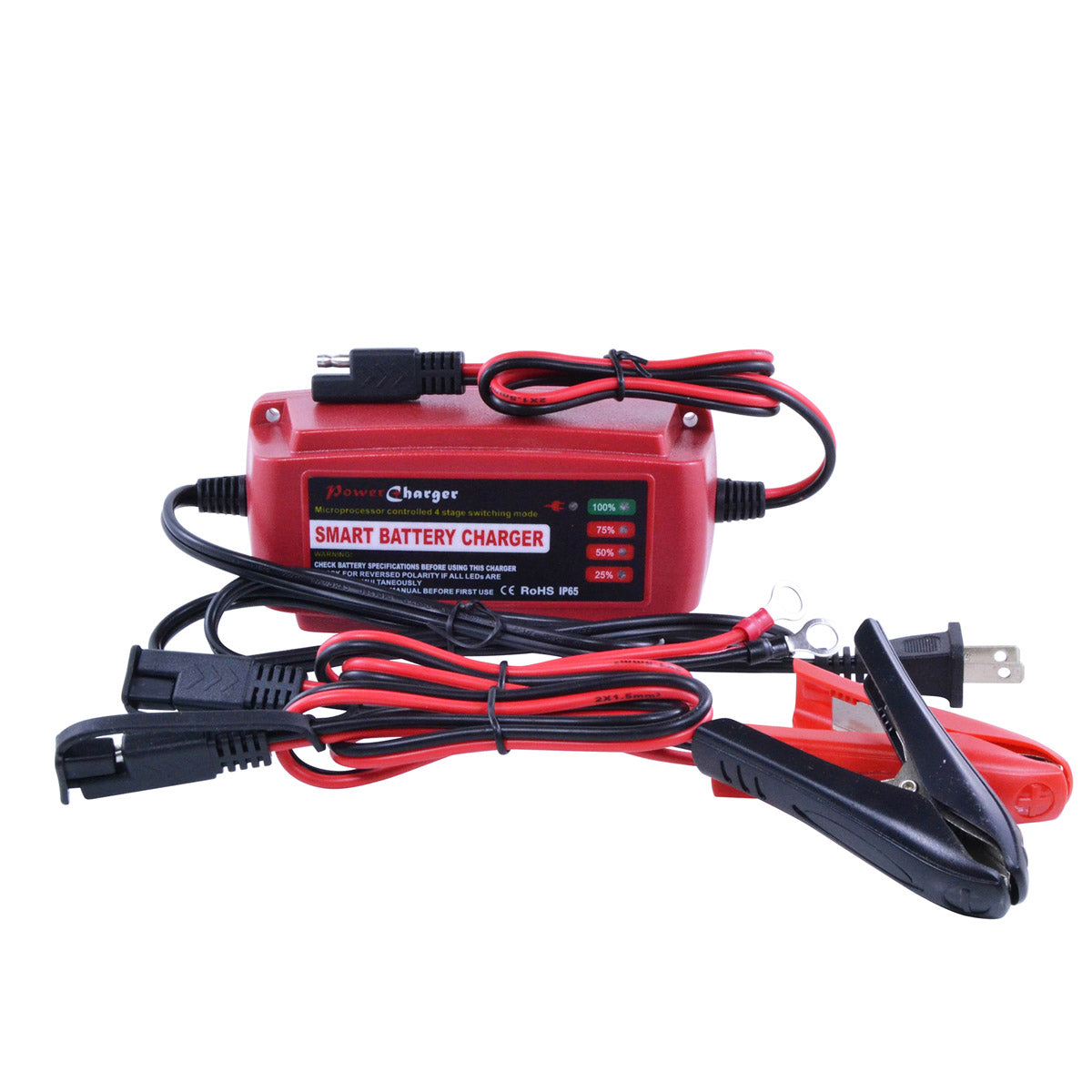 Universal Automatic IP65 Smart Battery Charger 12V / 5A / 100W