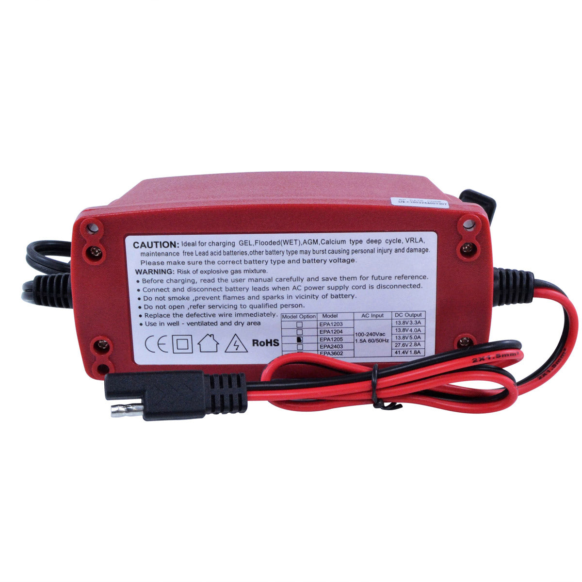 Universal Automatic IP65 Smart Battery Charger 12V / 5A / 100W