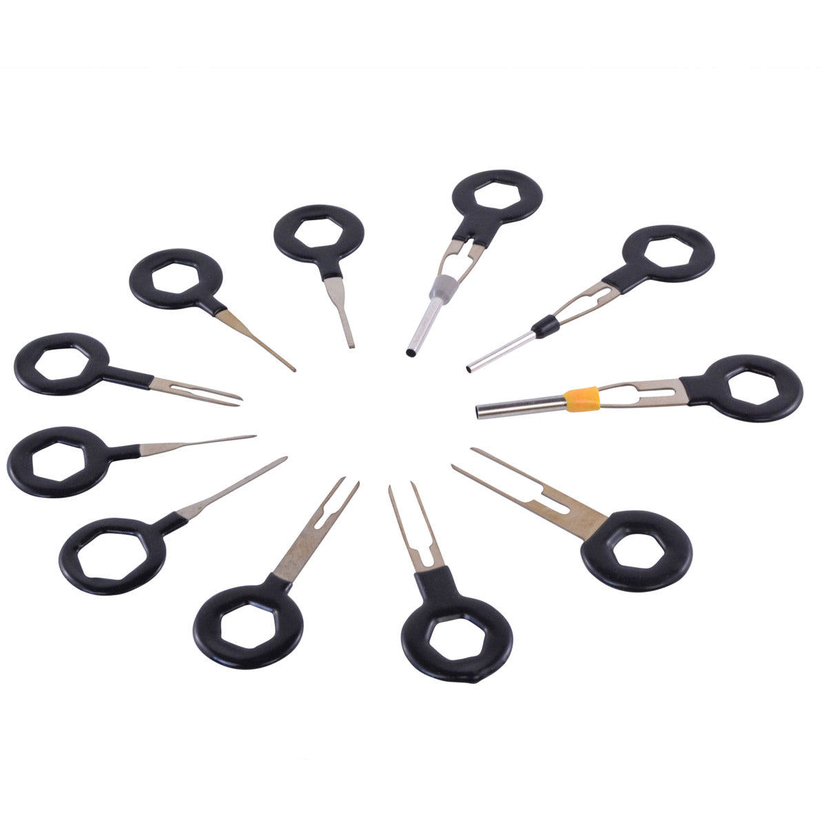 41-Piece Terminal Removal Tool Kit – Wiring Crimp Connector Pin Release Extractor Set