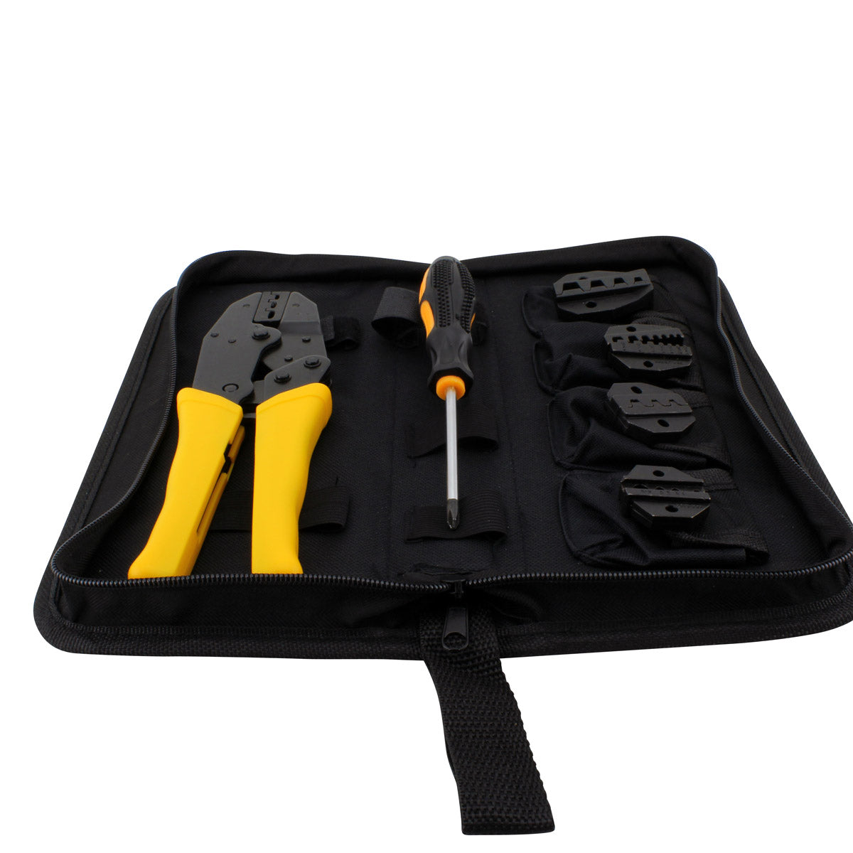 JX-D4 Multifunctional 4-in-1 Ratchet Crimping Tool 26-10 AWG Terminal Pliers Kit