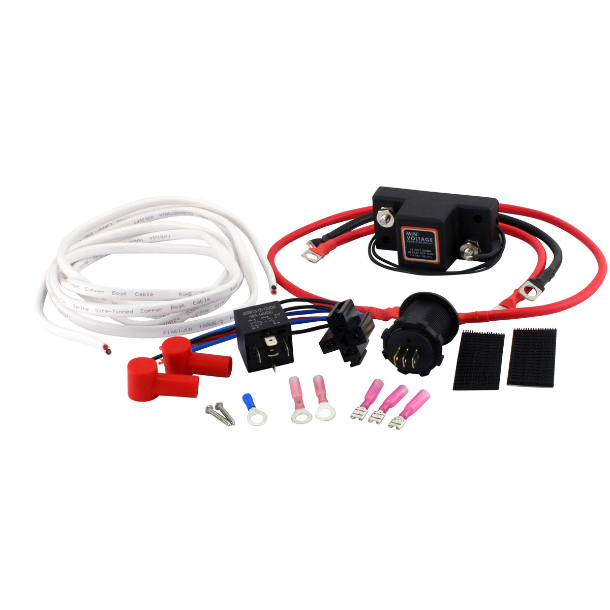 Heavy Duty Dual Battery Isolator Connector &amp; Monitor Kit for Polaris / Can-Am / Honda / Kawasaki / Yamaha UTV