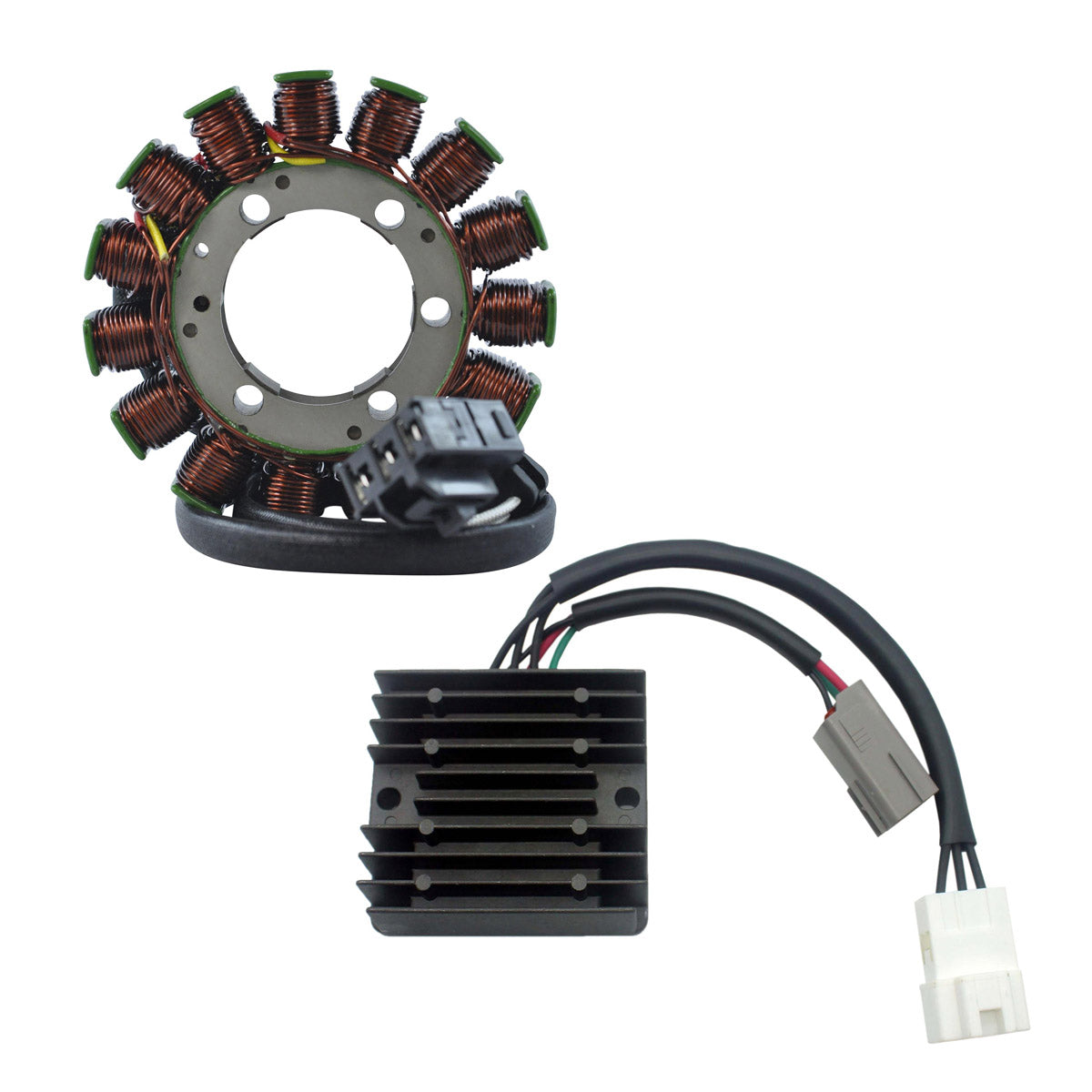Kit Stator + Voltage Regulator Rectifier for Kawasaki Ninja ZX-6R 2007 2008