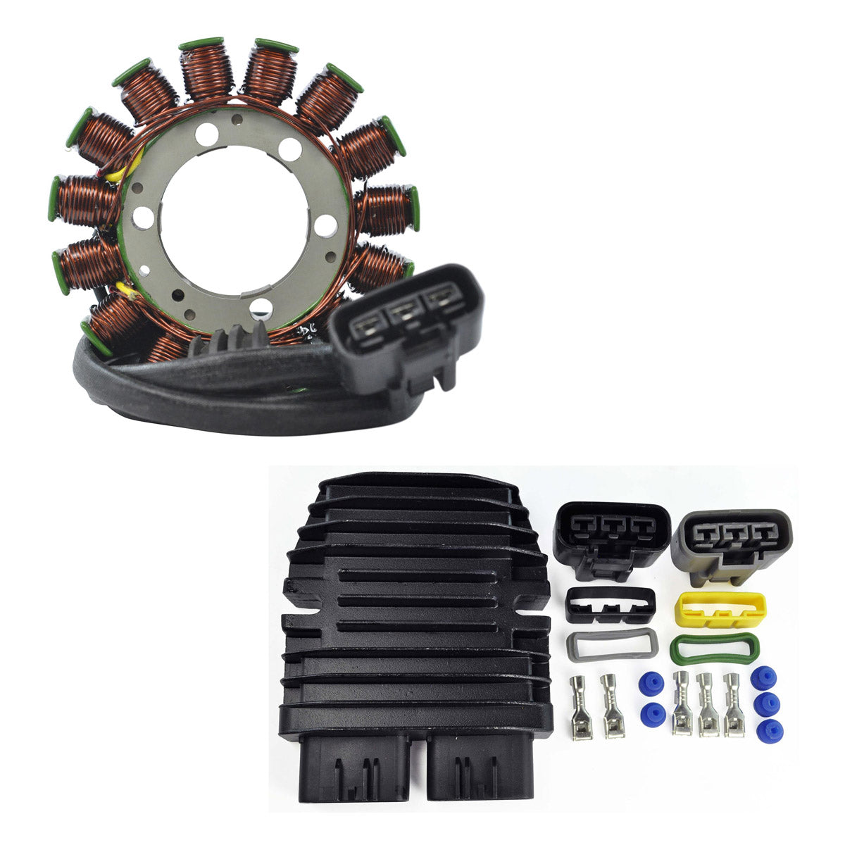 Kit Stator + Mosfet Voltage Regulator Rectifier for Yamaha YZF R1 2009-2014