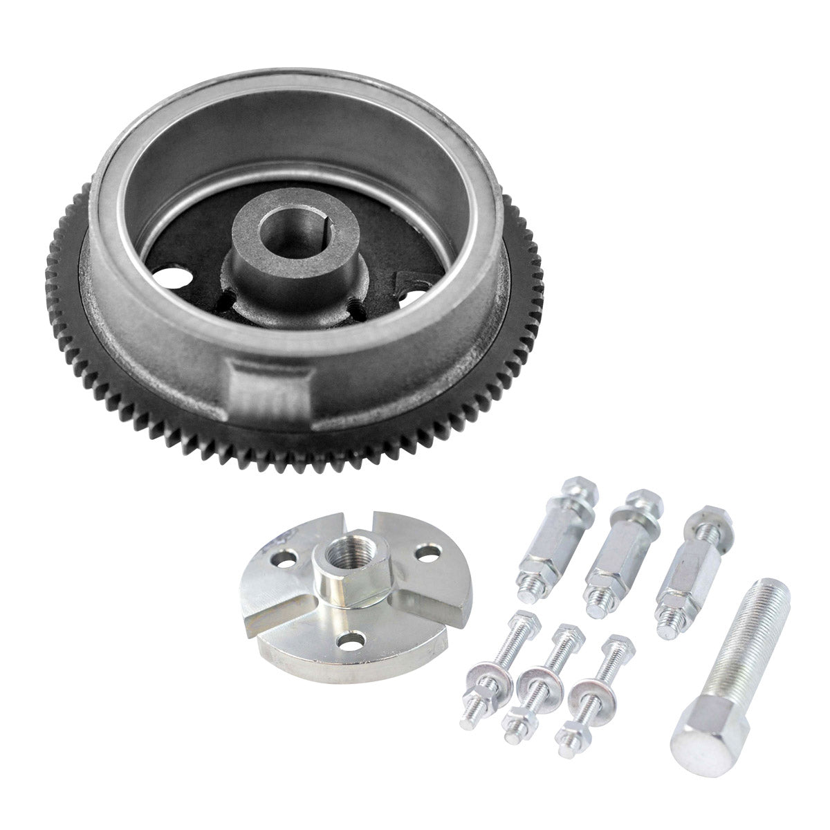Kit Flywheel + Flywheel Puller for Polaris ATP Big Boss Magnum Scrambler Sportsman HO Worker 400 500 1997-2004 FF97