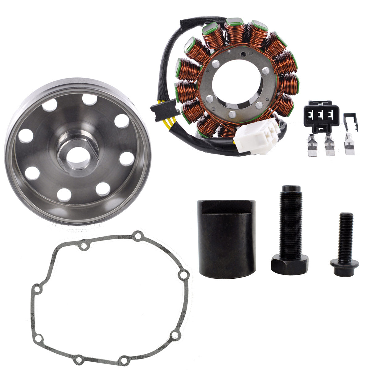 Improved Stator + Kokusan Flywheel + Puller Upgrade for Aprilia RSV4 2011-2020 / Tuono V4 1000 1100 2011-2020