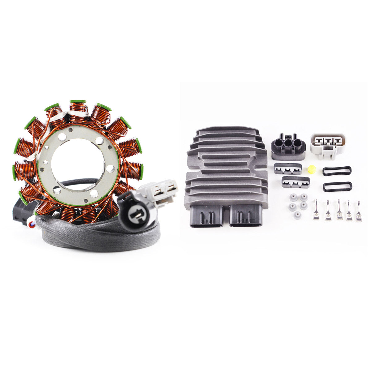 Kit Generator Stator + Mosfet Voltage Regulator for Kawasaki KVF 750 Brute Force / EPS 2012-2023