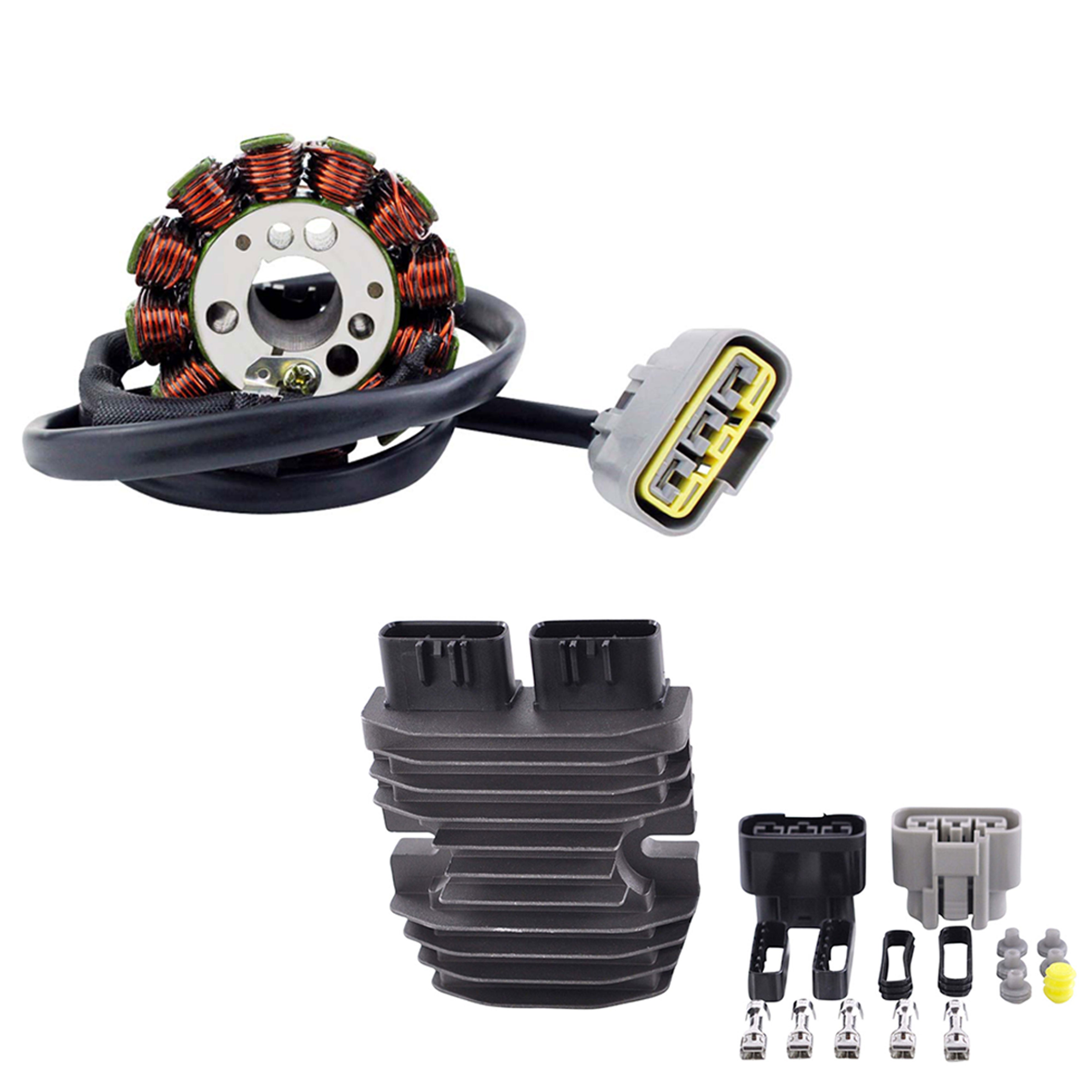 shin-1 Stator + Voltage Regulator for Yamaha FZ1 / YZF R1 / FZ8 800