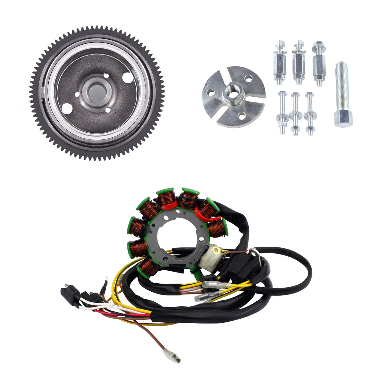 テスト Kit Flywheel + Stator + Puller for Polaris 400 L | Big Boss