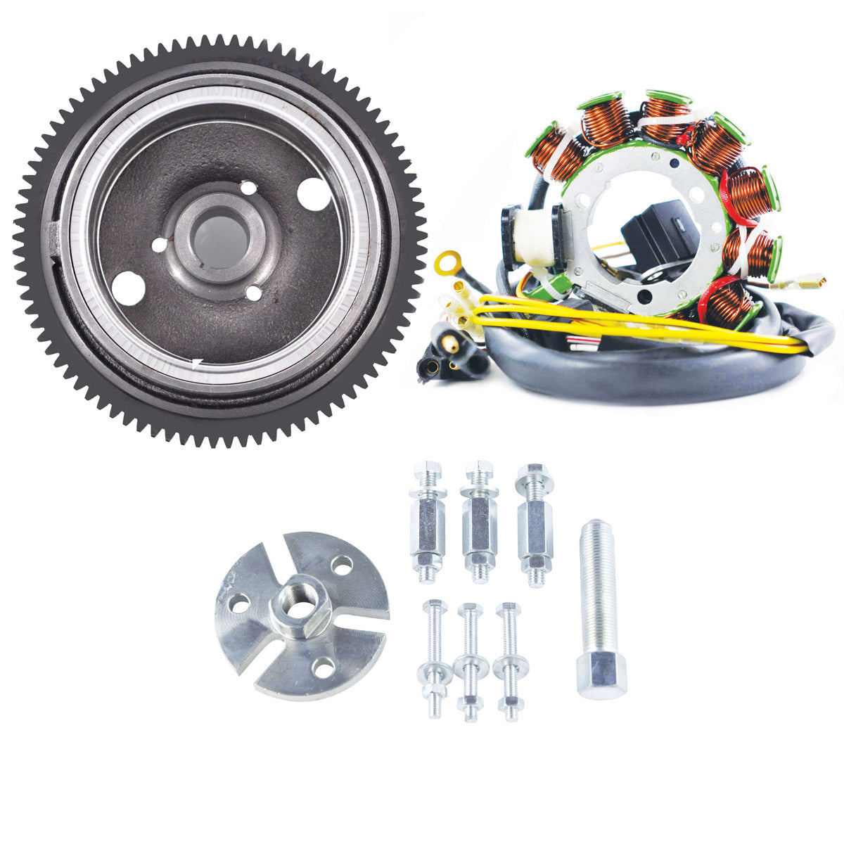 Improved Flywheel + Stator + Puller for Polaris Sportsman 335 400 500 | Xplorer 500 | Ranger 500 1995-2004 | # 3084974