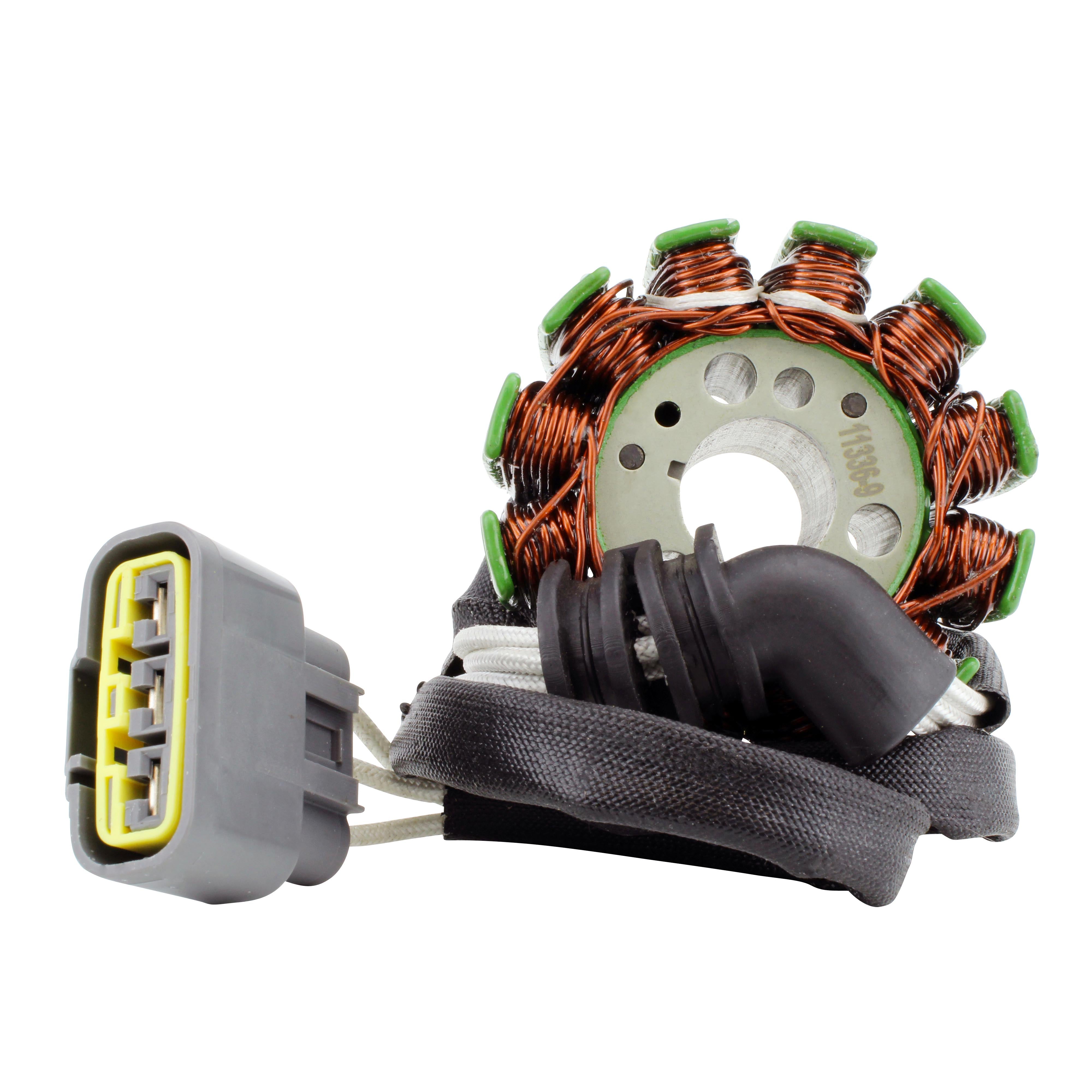 Stator + Flywheel + Aluminum Voltage Regulator + Gasket Yamaha YZF R1 FZ1 FZ8 06-14 | 2SH-81450-00-00 2D1-81410-10-00