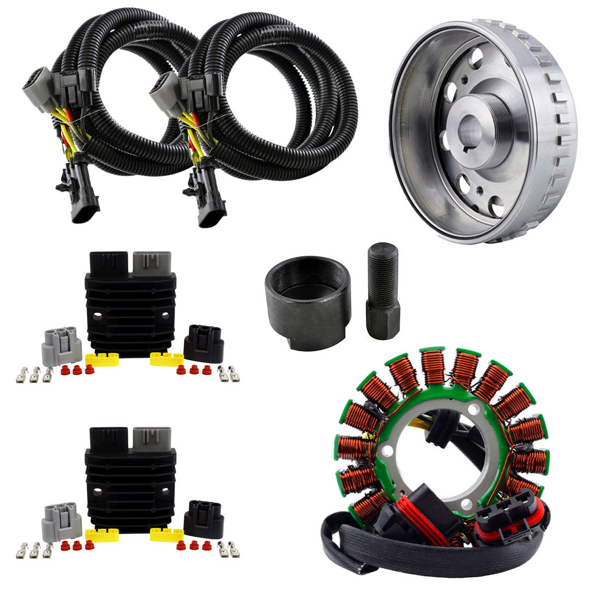SPLYT Supercharged Technology Stator + Regulator + High Output Flywheel for Polaris Ranger | RZR | Sportsman 2013-2023
