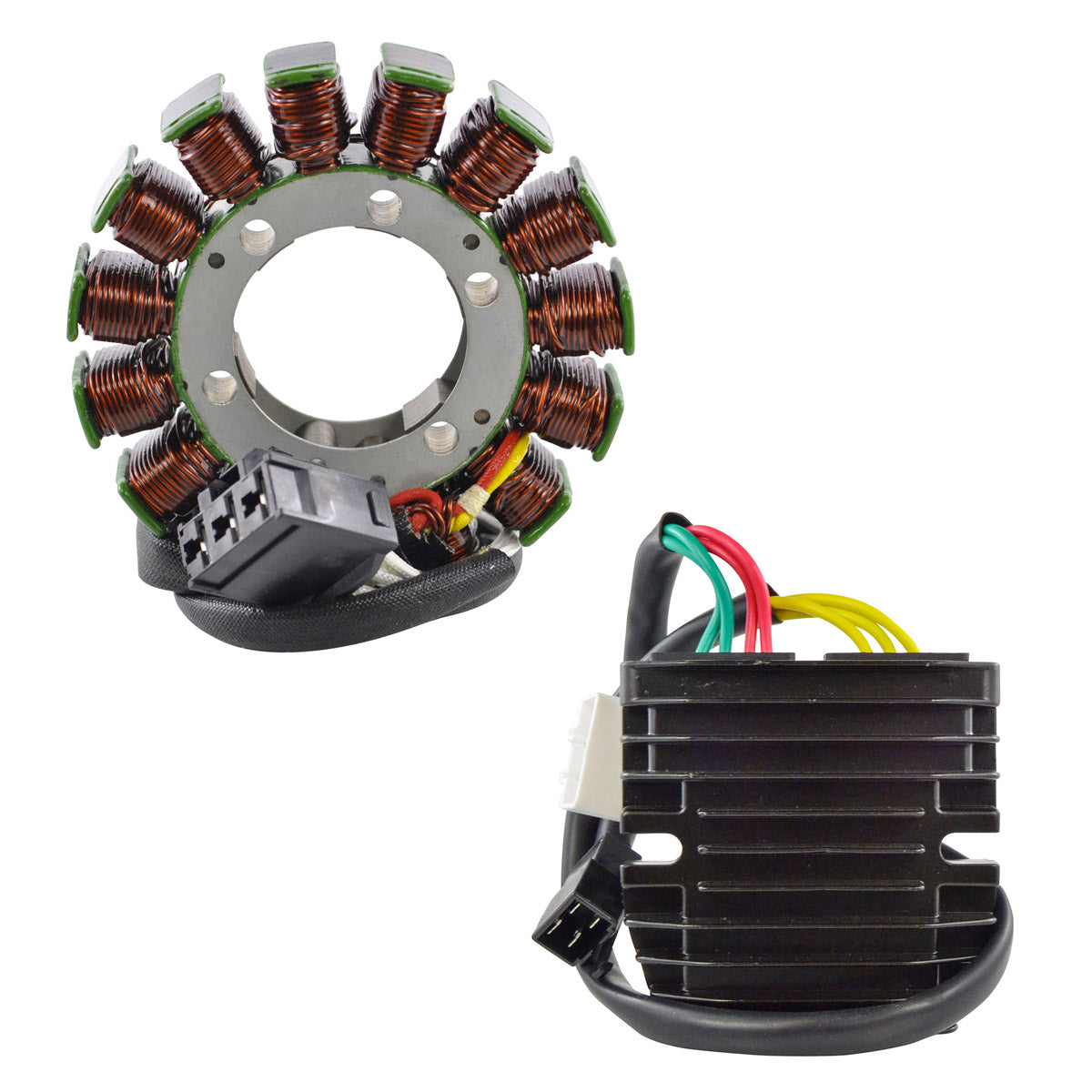 Kit Generator Stator + Mosfet Regulator Rectifier for Aprilia RSV4 1000 Factory | RSV4 R 1000 | Tuono V4 1000 2010-2012