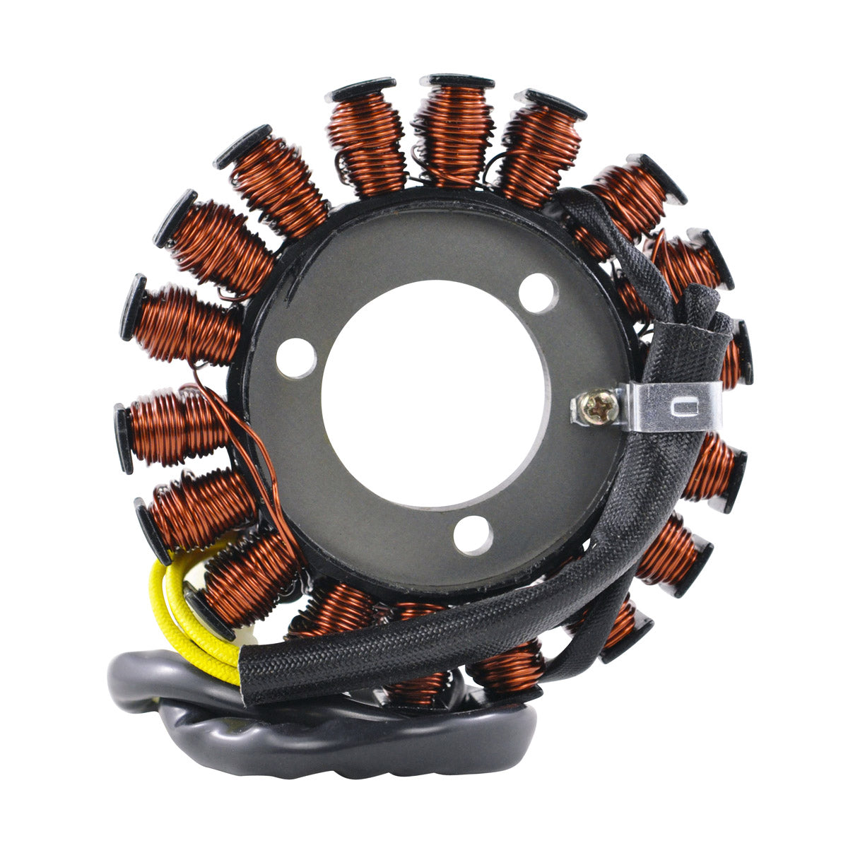 Kit Stator + CNC Red Machined Aluminum Mosfet Regulator + Gasket for GSXR 600 / 750 2006-2009 2011-2019 | # 31401-01H00