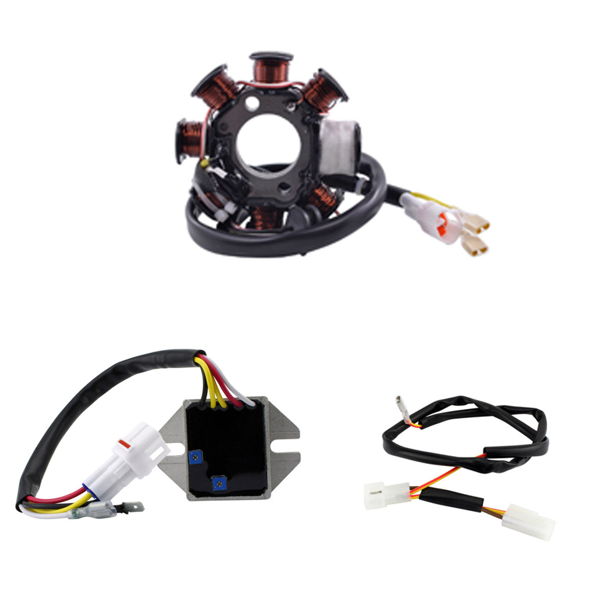 100W AC to DC Conversion Kit Stator + Regulator for 4-Stroke KTM / Husqvarna 400 450 530 2008-2011 | OEM# 80039004000