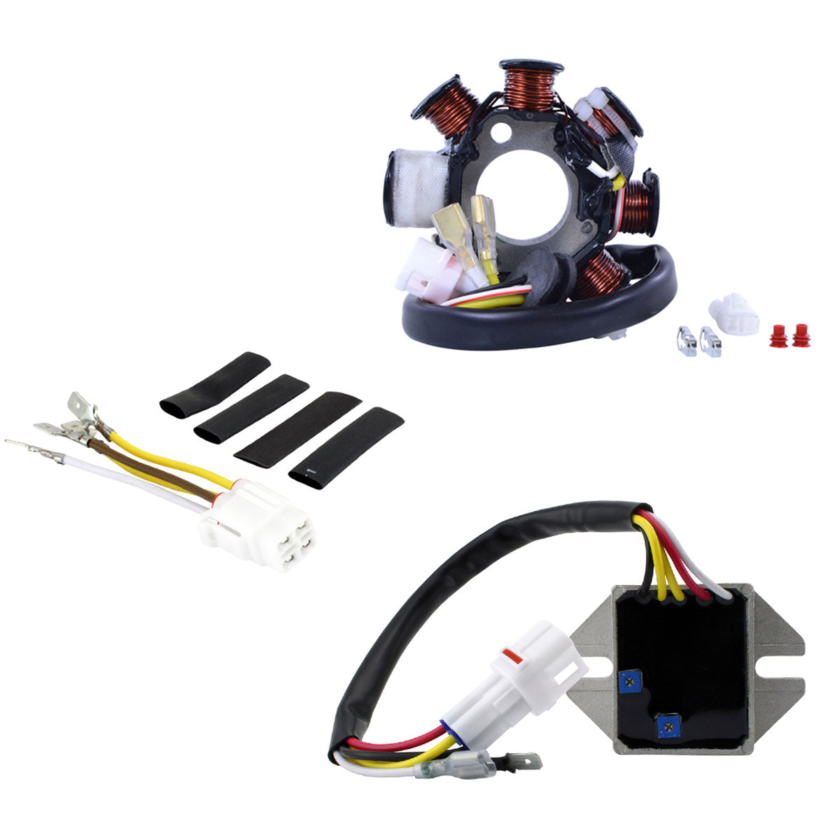 100W AC to DC Conversion Kit Stator + Regulator for KTM 250 300 450 2006-2011 2018 2019 Husqvarna TE 250 300 2017-2019