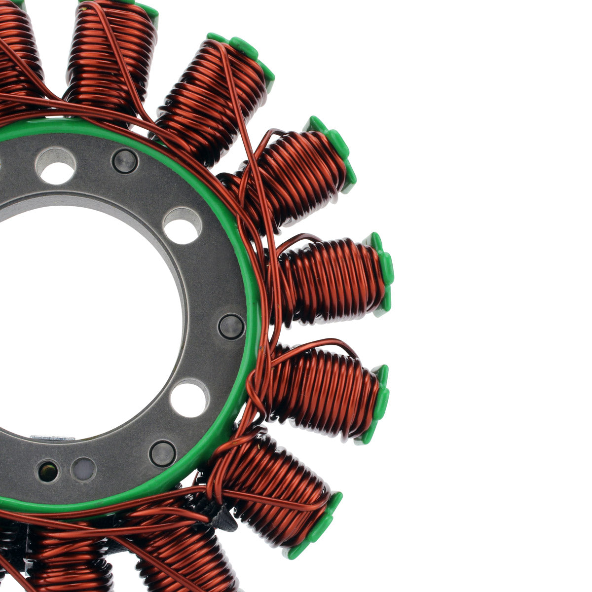 Kit Generator Stator + RMSTATOR Red Machined Aluminum Mosfet Regulator for Honda CBR 600 RR 2013-2024 | 31120-MJC-D01