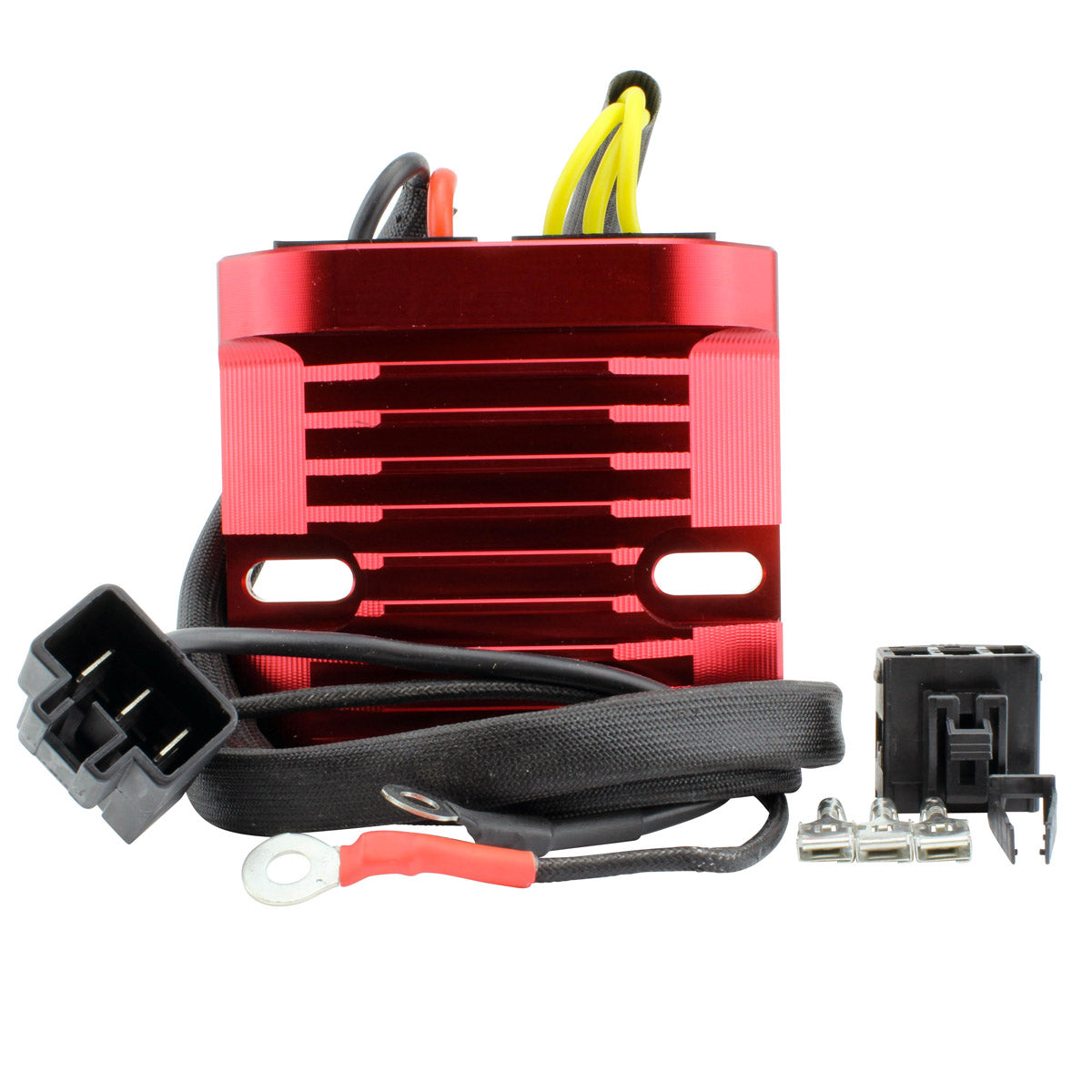 Generator Stator + Aluminum Machined Mosfet Regulator for Honda CBR 600 F4i 2001-2004 | OEM Repl.# 31600-MBW-D21