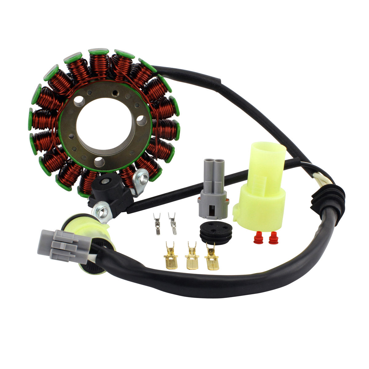 Kit High Output Stator 300W + Flywheel + Regulator for Yamaha YFZ 450 R/X 2009-2025 OEM# 18P-81410-00-00 5BN-81960-00-00