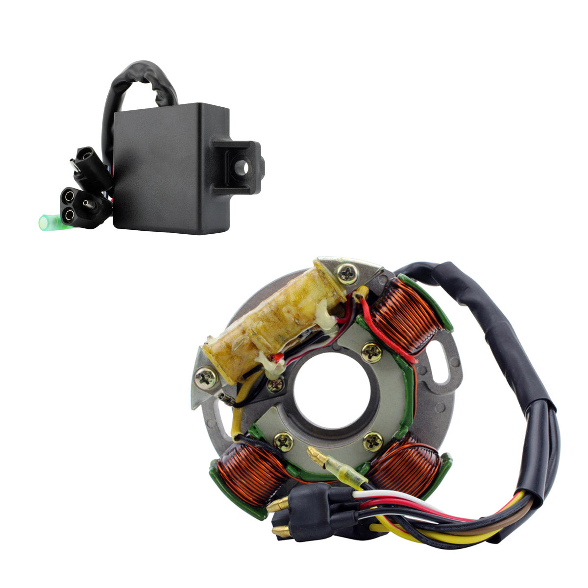Kit Stator + CDI Box for Arctic Cat Jag 340 440 | Panther 440 500 | El Tigre 6000 530 | 1984-1997 | 3005-375 / 3005-066