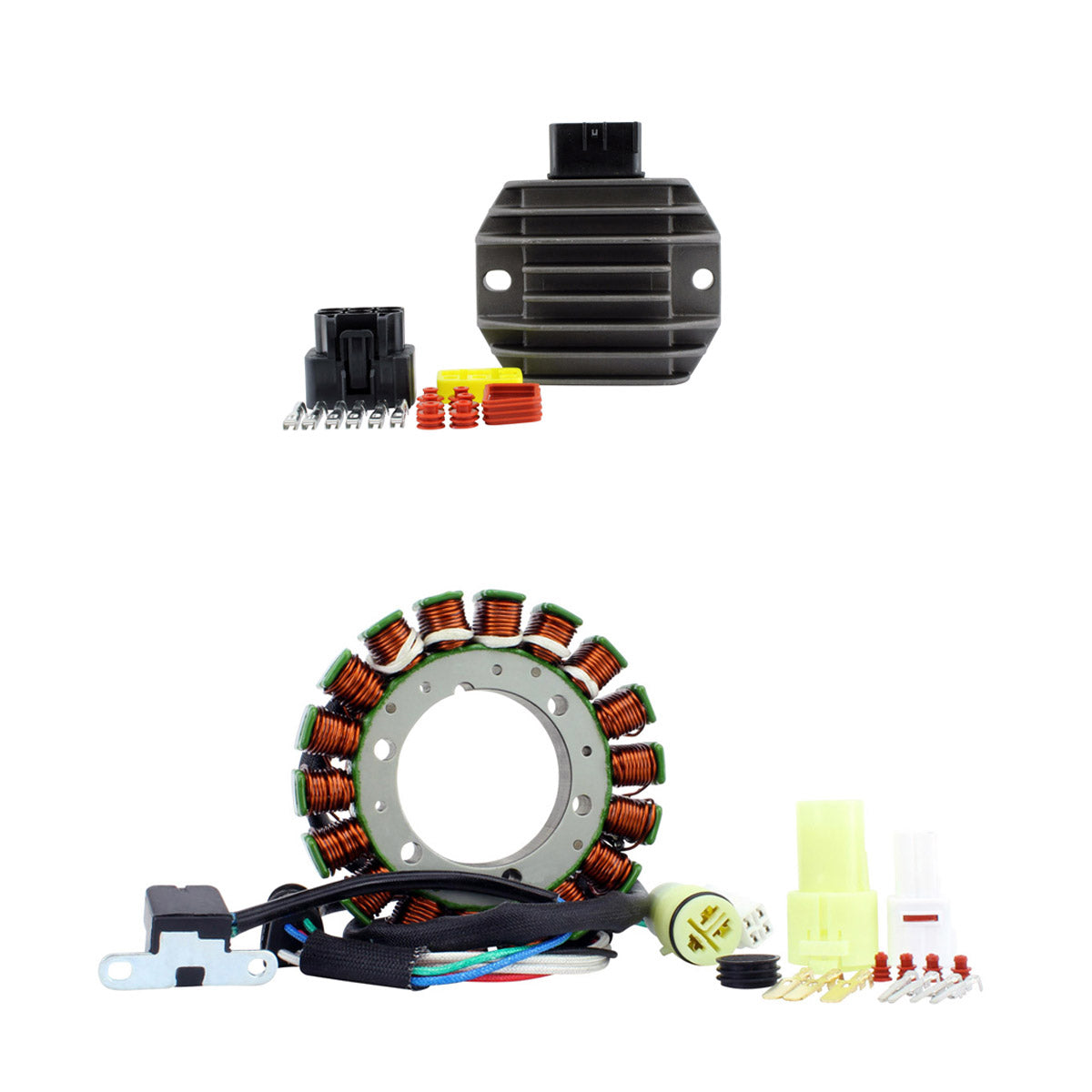 Kit 400W Stator + MOSFET Regulator for Yamaha YFM 350 Bruin / Grizzly / Wolverine 2004-2014 | OEM# 5GT-81960-00-00